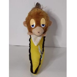 CLASSIC TOY Company Monkey in Yellow Banana Plush Stuffed Animal Toy
